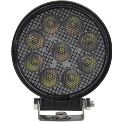 LED světlo kulaté, bílé/oranžové, 9x3W/9x1W, o114mm, ECE R10 – Hledejceny.cz