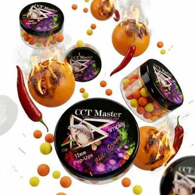 CCT Master plovoucí boilie Smoky Pop Ups Chili Orange 12mm 25g – Hledejceny.cz