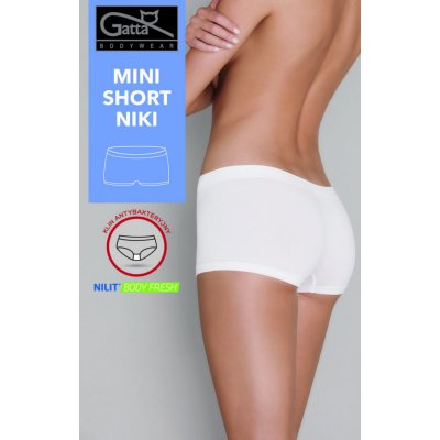 GATTA BODYWEAR Dámské kalhotky Mini Short Niki Bílá – Hledejceny.cz