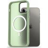 Pouzdro AlzaGuard Matte Case Compatible with MagSafe iPhone 12 / 12 Pro zelené