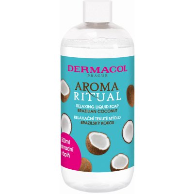 Dermacol Relaxační tekuté mýdlo Aroma Ritual Brazilský kokos náhradní náplň 500 ml – Hledejceny.cz