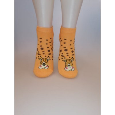 Dětské ponožky Žirafa oranžová