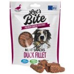 Brit Let's Bite Meat snacks Duck Fillet 80 g – Sleviste.cz