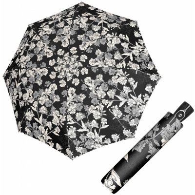 Doppler Fiber Magic Grace dámský plně automatický deštník černo bílý – Zboží Mobilmania