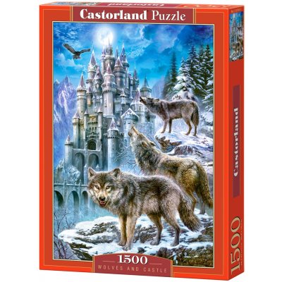 Castorland Vlci u zámku 1500 dílků
