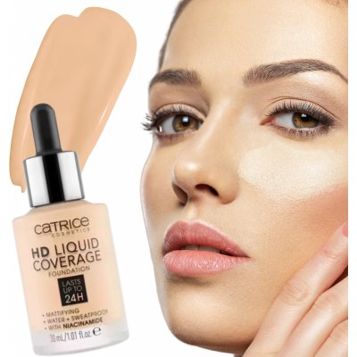 Tekutý make-up HD Liquid Coverage Foundation 20 Rose Beige 30 ml – Sleviste.cz