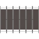 zahrada-XL 6dílný paraván antracitový 240 x 180 cm – Hledejceny.cz