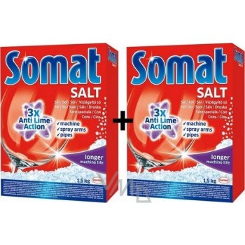 Somat sůl do myčky 2x1,5 kg