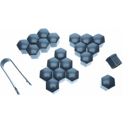 Kryty šroubů kol (17 mm-20 ks) Einparts - šedé EPTUNING005 – Zboží Mobilmania