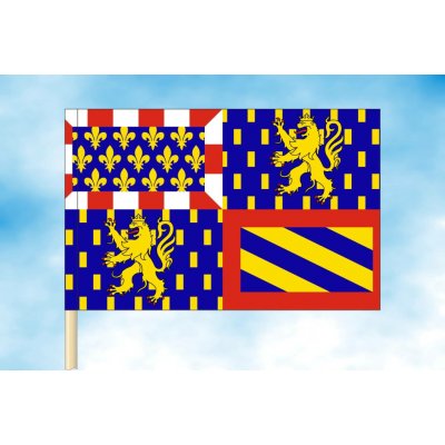 LIBEA, s.r.o. Burgunsko-Franche-Comté vlajka Rozměr: 20×30 cm, Uchycení: Návlek na žerď – Hledejceny.cz