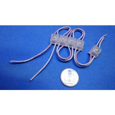 Q Market LED modul 1x2835 teplá bílá,160°,12V/0,36W,IP67 – Sleviste.cz