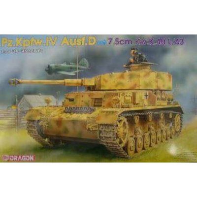 DRAGON Model Kit tank 6330 Pz.Kpfw.IV Ausf.D mit 7.5cm Kw.K 40 L/43 1:35 – Zboží Dáma