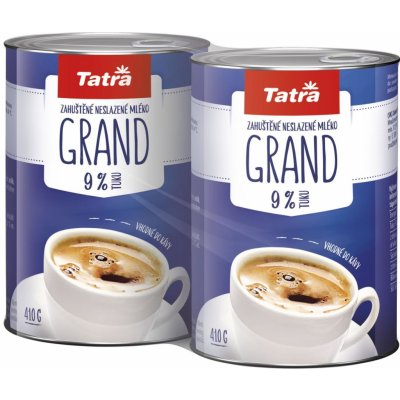 Tatra Grand mléko 8,5% kondenzované 2x410 g plech 820 g – Zboží Mobilmania
