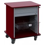 DEXTER 23 TRANSPARENT vozík boxový, roletový, nízký, 880x780x620 mm, burgundská – Hledejceny.cz