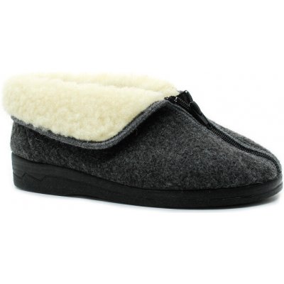 Rogallo 26844 dámské domácí bačkory šedé – Sleviste.cz