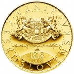 ČNB Zlatá mince 10000 Kč Vznik Československa 2018 Proof 1 oz – Zboží Dáma