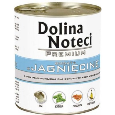 Dolina Noteci Premium pro dospělé psy s jehněčím masem 0,8 kg – Sleviste.cz