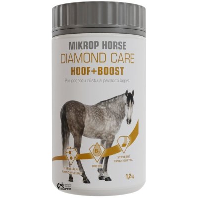 MIKROS Horse Diamond Care Hoof + Boost Doplňkové krmivo pro podporu růstu kopytní rohoviny 2.4 kg – Zboží Dáma