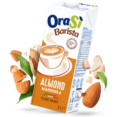 OraSi Rostlinné mléko Barista Mandle 1 l – Sleviste.cz