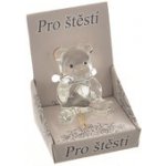 Skleněný medvídek v krabičce, 24/288 – Zboží Dáma