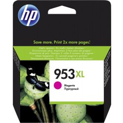 HP 953XL originální inkoustová kazeta purpurová F6U17AE