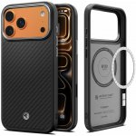 Spigen Enzo Aramid T Black Silver iPhone 17 Pro Max ACS09905 – Zboží Živě