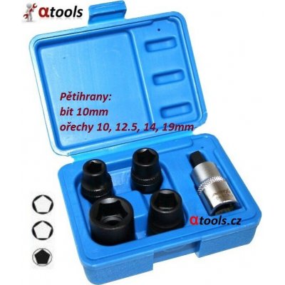 Satra Sada pětihranných klíčů na brzdové třmeny 5ks | Zboží Auto