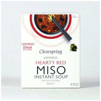 Miso instatní polévka s řasami vydatně červená 40 g – Sleviste.cz