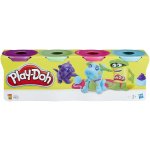 Play-Doh 4 TUBY tyrkysová,růžová,zelenkavá,fialová – Hledejceny.cz