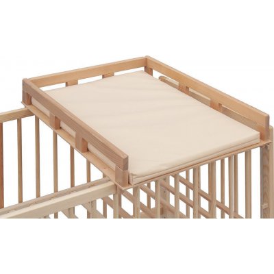 Přebalovací pult OGY Scarlett na postýlku - přírodní - s přebalovací podložkou Algo – Zbozi.Blesk.cz