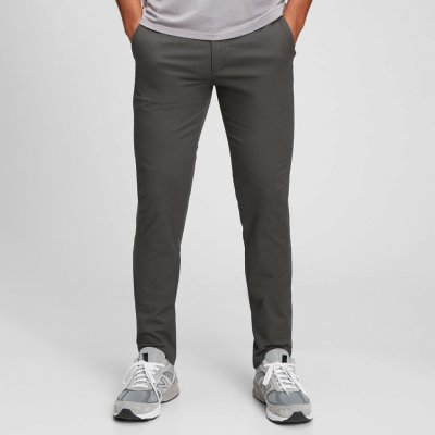 GAP Tmavě šedé pánské kalhoty modern khaki skinny