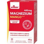 Vitar Magnezium 400 mg + vitamín B6 + vitamín C s příchutí mango 20 sáčků – Hledejceny.cz