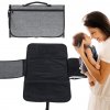 Taška na kočárek KIK Cestovní podložka pro miminko konvertibilní taška šedá