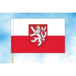 LIBEA, s.r.o. Vlajka Čech půlený list Rozměr: 30×45 cm, Uchycení: Návlek na žerď – Hledejceny.cz
