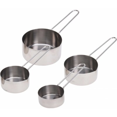 EH Excellent Houseware Odměrka na potraviny, sada, 4 ks stříbrná – Hledejceny.cz