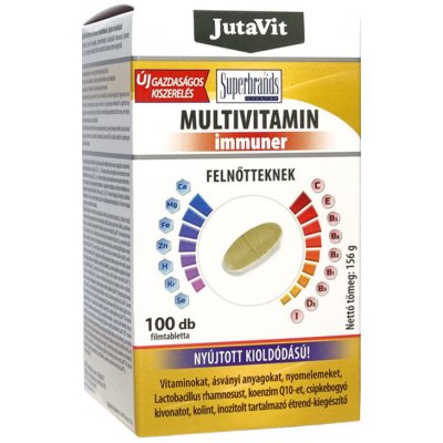 JutaVit Multivitamin Immuner tablets For Adults 100 tablet – Hledejceny.cz
