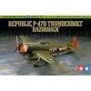 Sběratelský model Tamiya Plastikový model letadla 60769 WB P 47D Thunderbolt Razorback 1:72