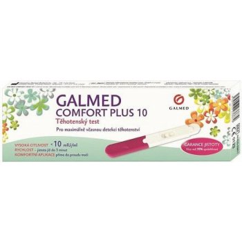 Galmed Test těhotenský Comfort Plus 10 tyčinka 1 ks