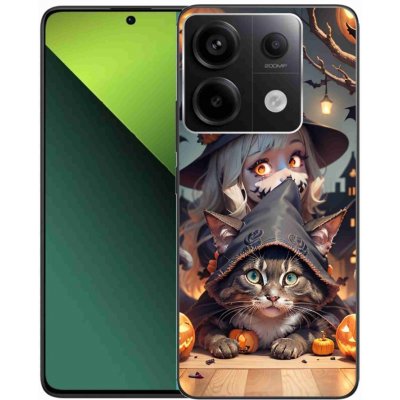 mmCase Gelové Xiaomi Redmi Note 13 Pro 5G/Poco X6 5G - čarodějnice s kočkou – Zboží Mobilmania
