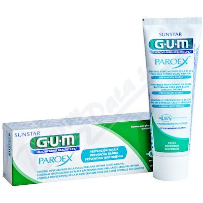 G.U.M Paroex ústní zubní pasta (CHX 0,06%) 75 ml – Zboží Dáma