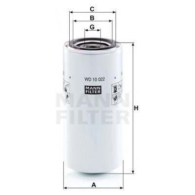 MANN FILTER Filtr hydrauliky WD 10 022 – Hledejceny.cz