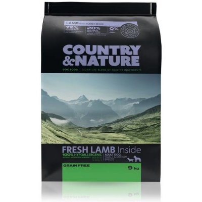 Country&Nature Lamb with Turkey 9 kg