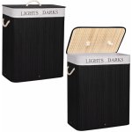 Springos BAMBUS LAUNDRY 100l černý – Hledejceny.cz