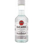 Bacardi Carta Blanca 37,5% 0,05 l (holá láhev) – Zbozi.Blesk.cz