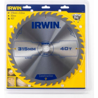 IRWIN PILA KOTOUČOVÁ KOTOUČ NA DŘEVO 315 x 30 40Z – Zboží Dáma