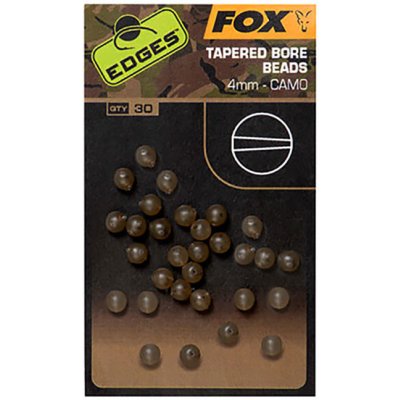 FOX Edges Tapered Bore Beads CAMO 4mm – Hledejceny.cz