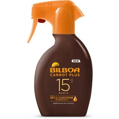 Bilboa Carrot plus opalovací mléko spray SPF15 250 ml