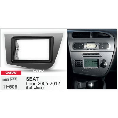 BULLTRONICS 11-609 RÁMEČEK AUTORÁDIA PRO SEAT LEON MK2 – Hledejceny.cz