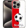 Pouzdro a kryt na mobilní telefon Apple mmCase Gelové iPhone 15 Pro - fotbal 2