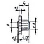 Weinert modellbau kolečko ozubené modul 0.4 9630 – Hledejceny.cz